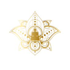 ヨガと蓮のイメージ