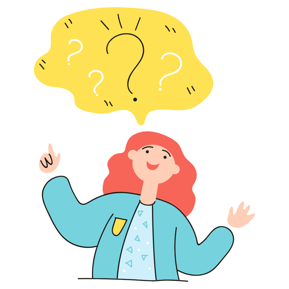 質問のある女性